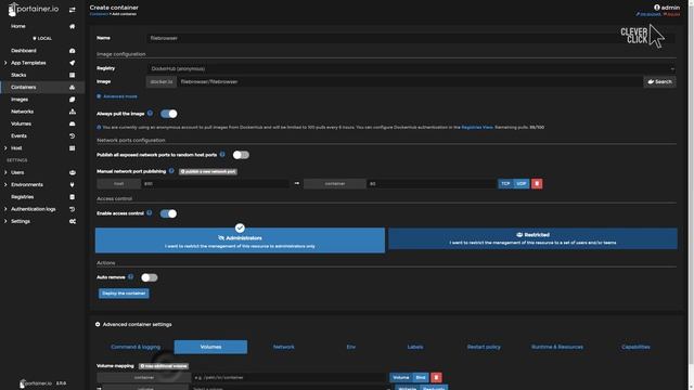 Docker Container: filebrowser [Portainer Installation] смотреть онлайн