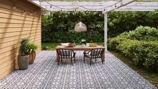 Outdoor Tile Patio Ideas смотреть онлайн