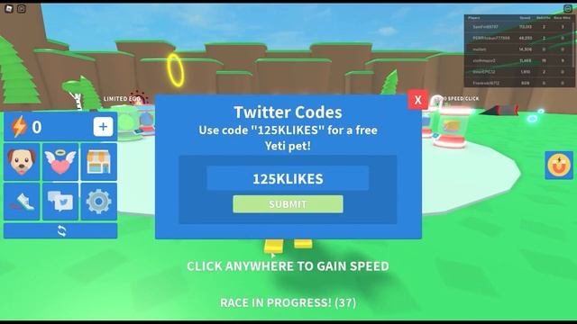 ALL NEW CODES in SPEED RUN SIMULATOR (ROBLOX) Use code: CHRISTMAS смотреть онлайн