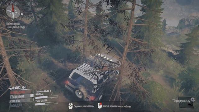 Разбил свой джип шевроле К 5 блейзер в Spintires MudRanner. Прохождение карты МЕДВЕЖИЙ РУЧЕЙ.Часть смотреть онлайн