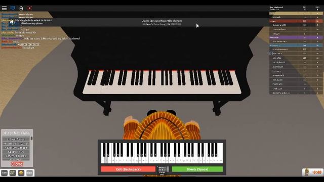 Roblox easy piano song смотреть онлайн