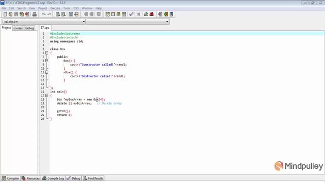 157 Dynamic memory allocation for objects - C++ LANGUAGE HINDI смотреть онлайн