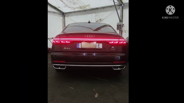 Audi A8L D5 powitanie OLED Sline смотреть онлайн