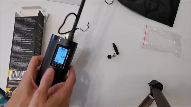 Умный насос INFLATE 4 в 1 - насос, манометр, powerbank и LED фонарик смотреть онлайн