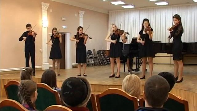 Ансамбль скрипачей ДШИ №2 им. М. И. Глинки г. Орел Танго смотреть онлайн