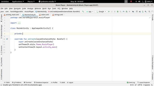 15.Binding in Android Studio | Music Player Application | Android Development Kotlin in Hindi смотреть онлайн