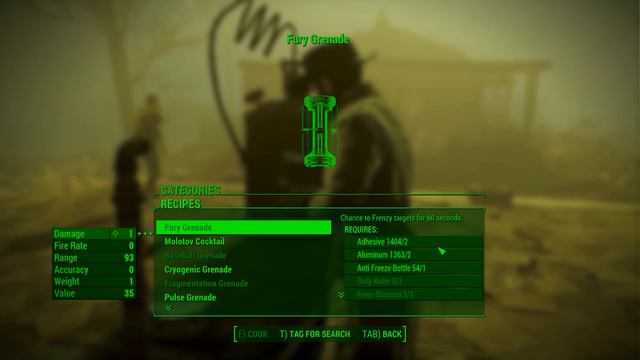 Fallout 4 Nuka World - Fury Grenade & Recipe (New Dixie's Grenade) смотреть онлайн