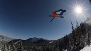 Удивительный, экстремальный фрирайд на горных лыжах!