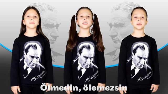 Ceylin-H | Atatürk Ölmedi Yüreğimde Yaşıyor ( 10 Kasım Çocuk Şarkısı ) смотреть онлайн