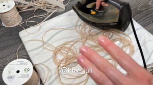 Как подготовить рафию для вязания ?/ JiJi вязание