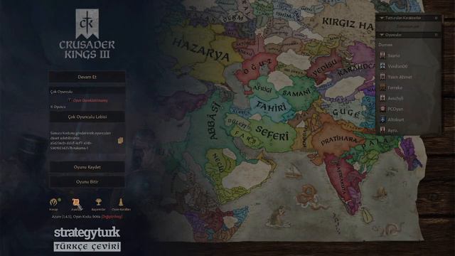 Strategyturk CK3 Kasım 2021 Viking Multiplayer #1 смотреть онлайн
