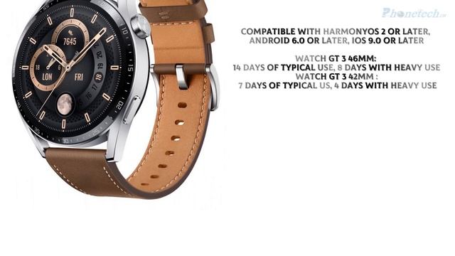 HUAWEI WATCH GT 3 With 100+ workout Modes смотреть онлайн