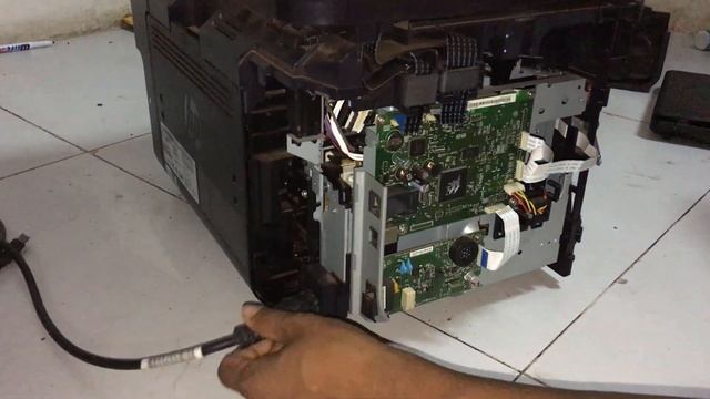 How To Fix HP Laser Jet Pro MFP M225dn M225 Series Error Hang Up Can't Print Scan