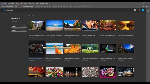 Hide/Disable The Photoshop Starting Screen Or Work Space | Photoshop Cc Tutorial