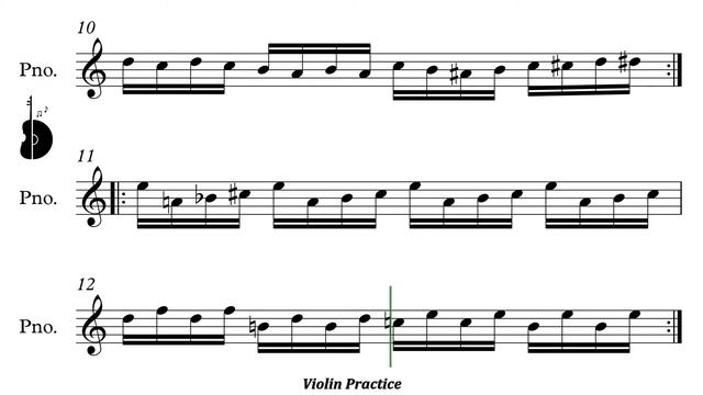 Schradieck Violin Book 1 | Exercise N°2 | Practice With Piano | PPM = 80 смотреть онлайн