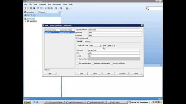 Oracle E-Business Suite (Oracle Apps) - Technical - Demo