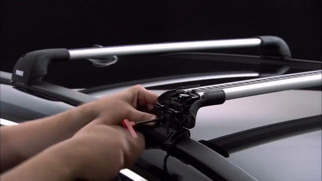 Багажник на крышу, THULE Edge 959x в штатные места на интегрированный рейлинг смотреть онлайн