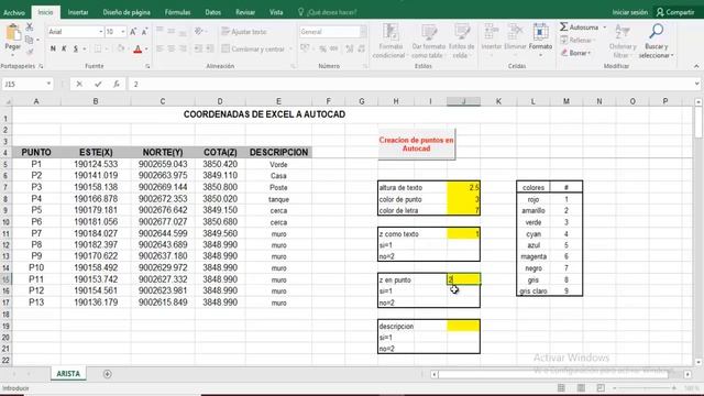 IMPORTAR COORDENADAS de EXCEL a AUTOCAD | FÁCIL смотреть онлайн