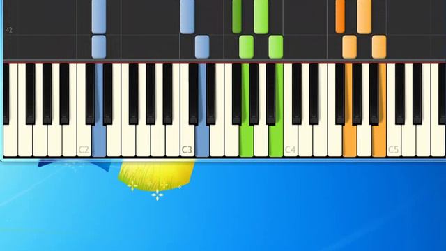 Ode to Joy L V Bethoven [Piano tutorial by Synthesia] смотреть онлайн