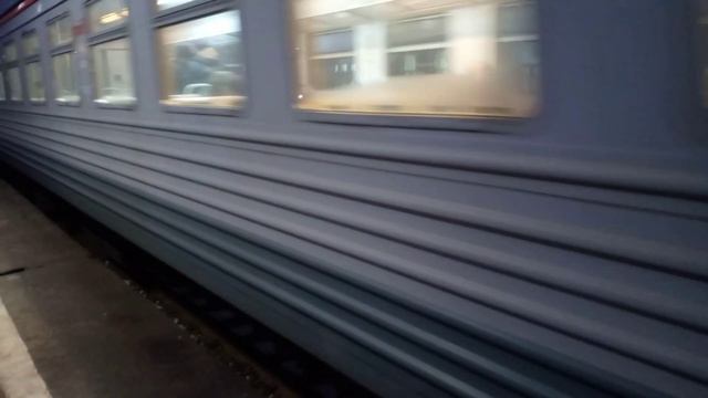 Электропоезд эт2м-141 Сообщением Санкт-Петербург Тосно Отправляется с платформы Фарфоровская смотреть онлайн