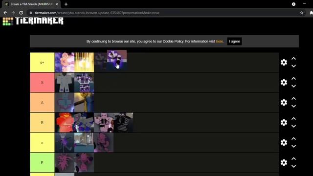 [YBA] SBR Tier list смотреть онлайн