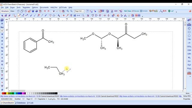 Desenhando Estruturas Químicas em 2D usando o ChemSketch смотреть онлайн