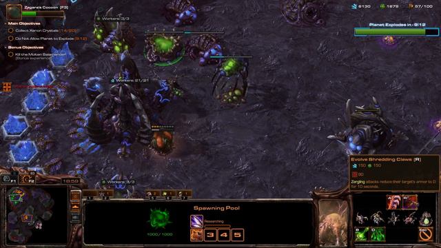 Starcraft 2 Co Op - Brutal - Total Pwnage - The Vermillion Problem смотреть онлайн