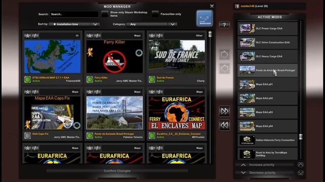 Mega Map Combo Bundle (27 Maps, RC, fixes) ★ ETS2 1.46 ★ Promods, EurAfrica, Roex, EAA ★ Tutorial смотреть онлайн