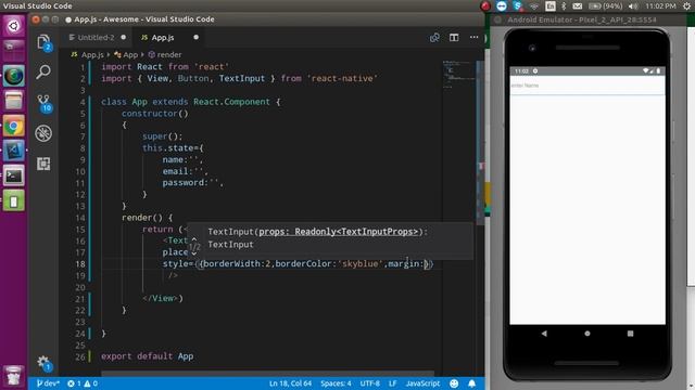 React-Native tutorial # submit simple form смотреть онлайн