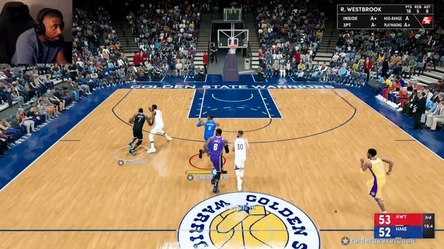10 Year Old RAGES at 3 AM when I pick Russell Westbrook in NBA 2K22 Player Control! смотреть онлайн