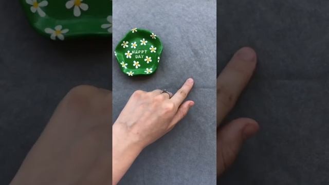 Тарелочки из глины