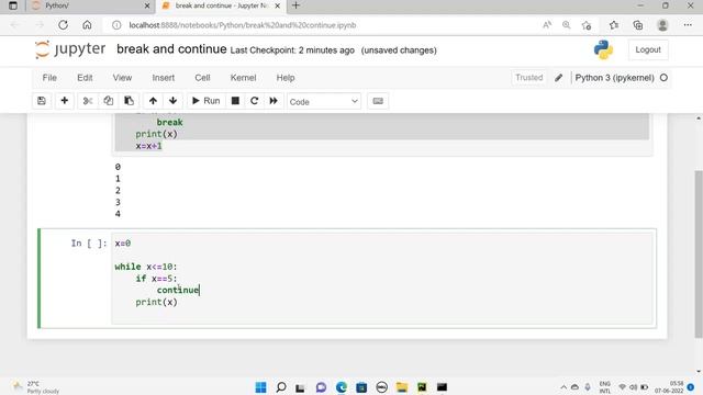 Python Break and Continue statements || Jump statements || Flow - Control statements смотреть онлайн