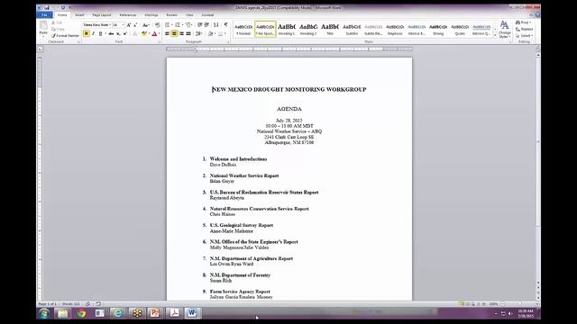 NM Drought webinar for July 2015 смотреть онлайн
