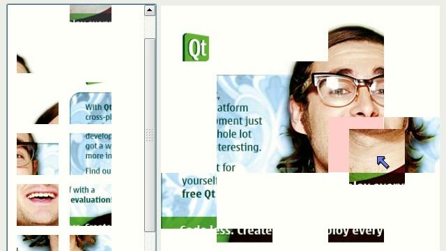 PyQt Drag and Drop Puzzle example смотреть онлайн