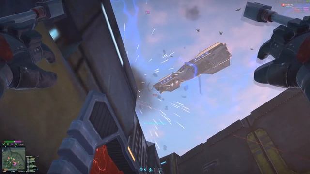 Planetside 2 Bastion over top of the base Chaos! (Max with AA Guns)(lag)(NC NUKES) смотреть онлайн
