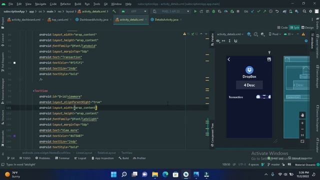 Subscription Manager App Android Studio Part 3|| Free Source Code. смотреть онлайн