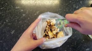 Шампиньоны в микроволновке. Постные.