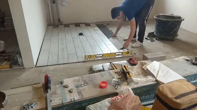 Укладка плитки на пол смотреть онлайн