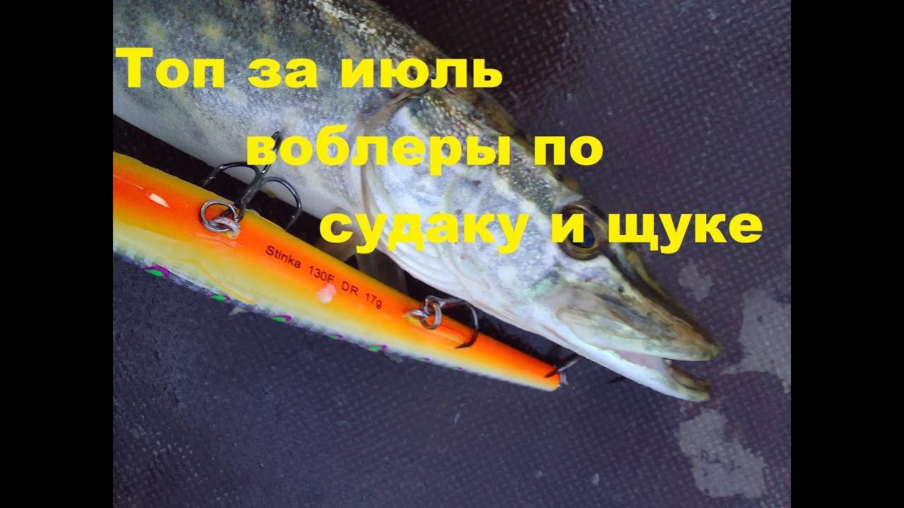 Тролинг топ воблеров по судаку и щуке за июль смотреть онлайн