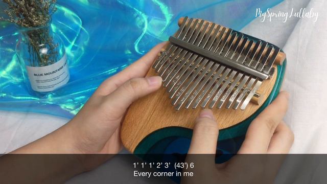 TO THE BONE - Pamungkas - Kalimba Cover With Tabs (My Spring Lullaby)