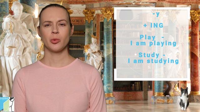 How to use Verb + ING. English Grammar (Present continuous) смотреть онлайн