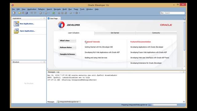 Oracle SOA Tutorial - Install and Server Startup смотреть онлайн