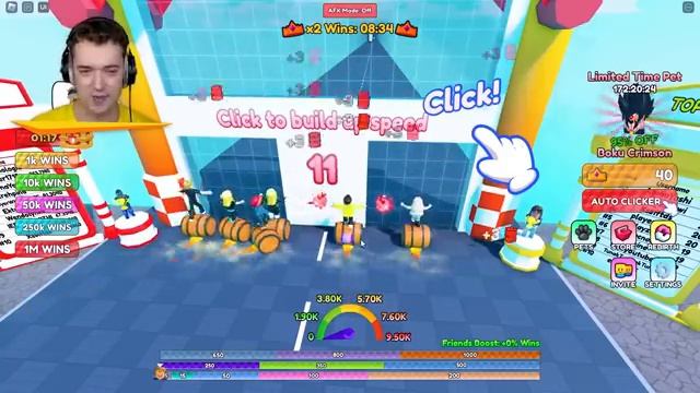 BARREL RACE CLICKER in ROBLOX! смотреть онлайн