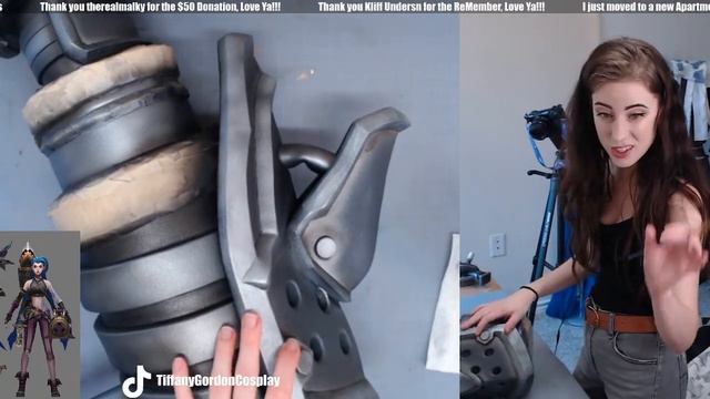 Arcane Jinx Cosplay From League Of Legends (Episode 5) Live Crafting Stream