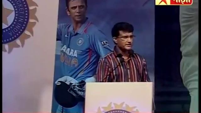Sourav Ganguly speaks at Rahul Dravid's felicitation смотреть онлайн