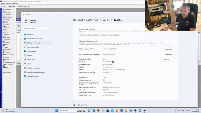 MIKROTIK CAP Ax Kicsomagolás és Teszt  (wifi6 -os AP) 2023-06-26