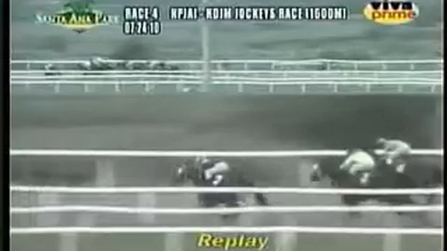 RACE 4 - WALK THE TALK NPJA-KDJM JOCKEYS RACE 07/24/2010 смотреть онлайн