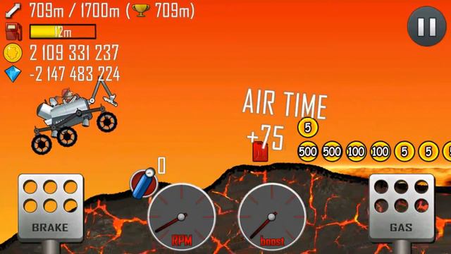 Hill Climb RACING - тачка Севший на Луну # Вулкан смотреть онлайн