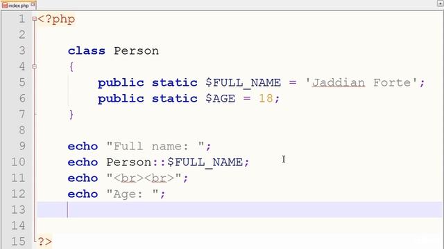 PHP OOP 357 The Static Class Attributes смотреть онлайн