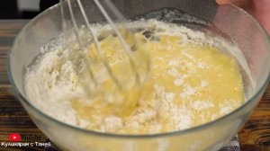 Без масла! Очень мягкий и пышный кекс к чаю за 5 мин | Кулинарим с Таней